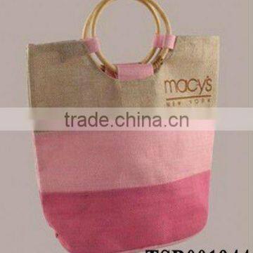 hot sale fashion make jute bags home