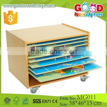 Preschool Geography Cabinet, Puzzle Maps, Montessori Teach Aids                        
                                                Quality Choice