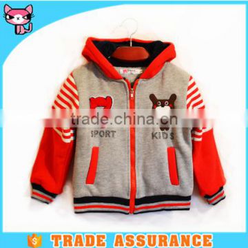 Cute wholesale sport hooded kids sweatshirt