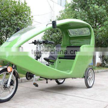 JOBO OEM Advertising Velo Taxi Tricycle for Passenger/Rickshaw Pedicab Electric