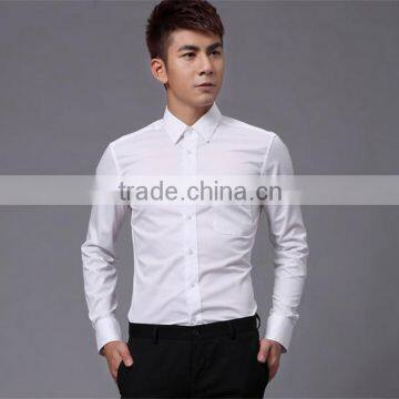 Blank Plain White Cotton Shirt With Buttons