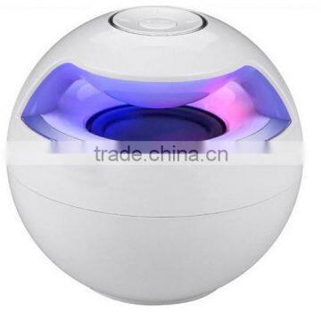 wholesale Mini wireless bluetooth speaker with led light color changing for music/call