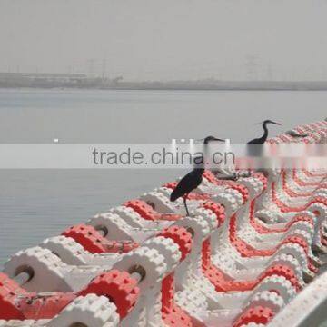 Plastic floating water breaker