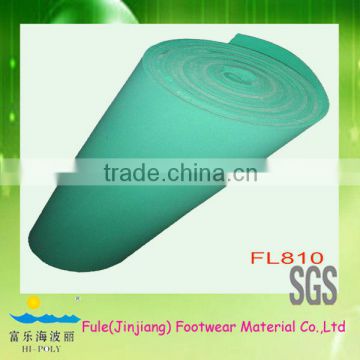 foam underlayment cushion material for insoles