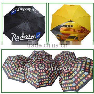 24inch full color printing straight gift umbrella