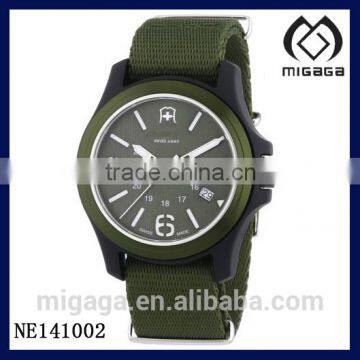 Fashion Quartz movement nylon strap sporty watch