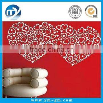Custom heart shape wall sticker printer