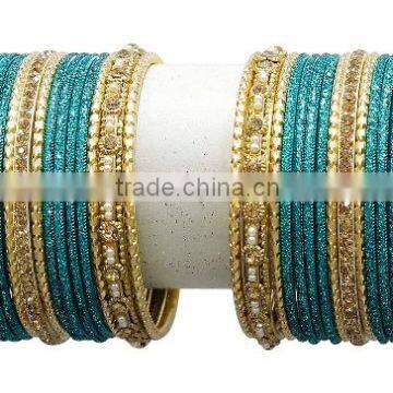 Indian Designer Bollywood Bridal Bangle/Kada Set Wedding Wear For Girl & Women photo-2