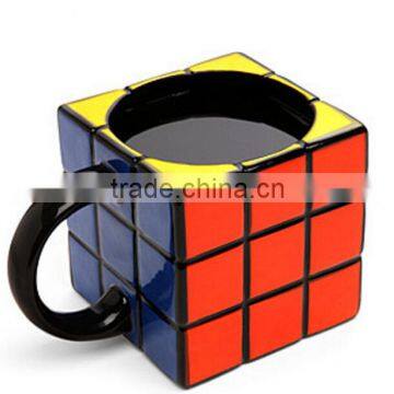 2016 new products Creative personality cube ceramic cup/Creative coffee cup