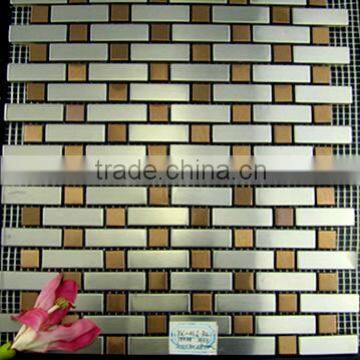 Shiny Fence stainless mosaic tile decorative wall MI-003.