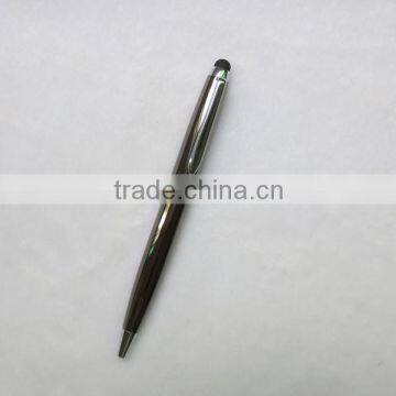 customized color and logo high quality 2 in 1 ballpoint pen with capacitive touch tip for gift