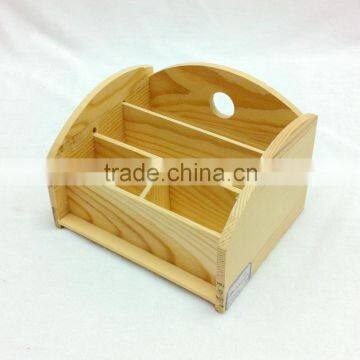 wooden pen pencil holder shelf compartment new handmade wholesale pine