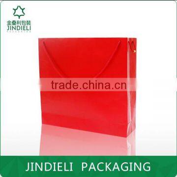 Red packaging bag paper design