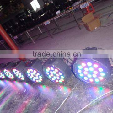 18*1w flat rgb par light portable stage lighting for stage ktv