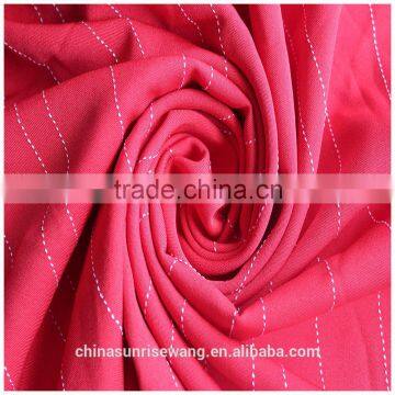 2016 Fashion Design Polyester Rayon Stripe Fabric for Grement photo-6