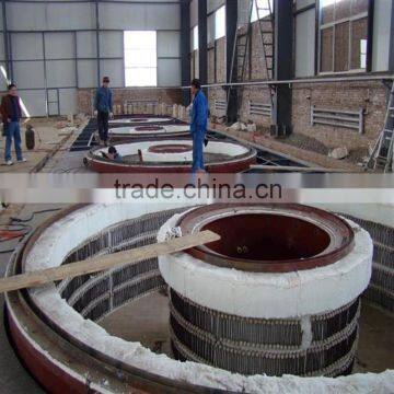 Pit type quench tempering furnace