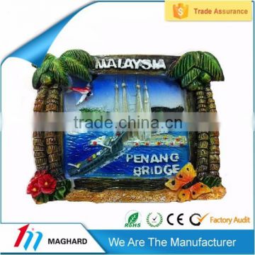 Trade Assurance OEM Customized resin 3d fridge magnets/ tourist souvenir fridge magnets