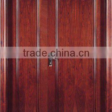 Unequal Double Entrance Wooden Doors Design DJ-S8202SO