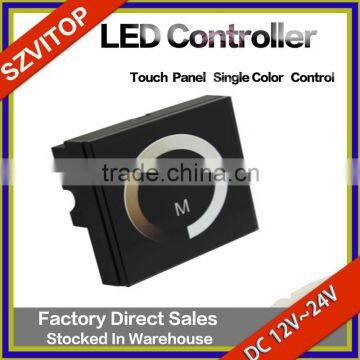 Lighting Strip LED Controller Touch Panel Single Color Control DC12V,24V