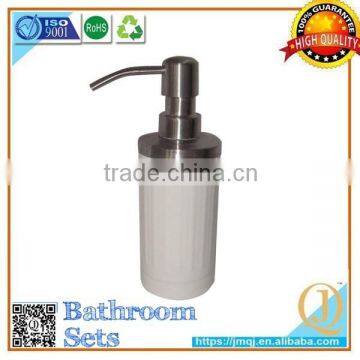 white color hotel bathroom clear liquid soap dispenser pump                        
                                                                                Supplier's Choice