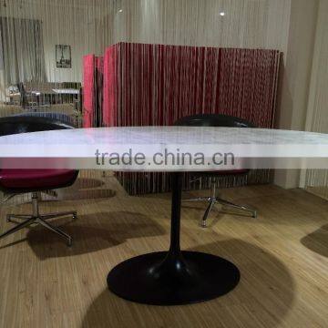 Oval Marble Top Dining Table, Oval Dining Table Marble, Oval Marble Dining Table CT-605 photo-3