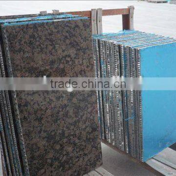 Brown granite aluminum honeycomb composite panel for exterior cladding-Big size and lightweight