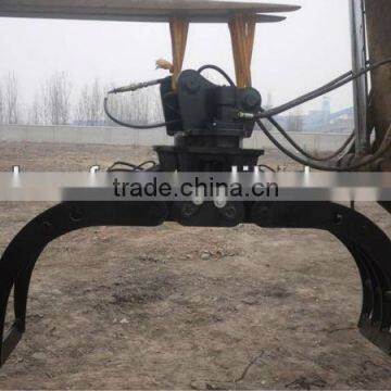 SF log grab/ timber grab/ hydraulic grab/ rotating grab fit for excavator or loader