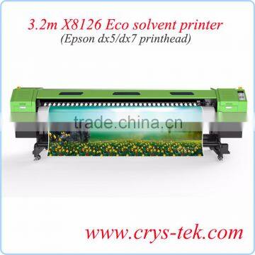 3.2m large format printer with EPS dx5/dx7 head/ Inkjet printer X8126