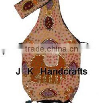 Handmade Elephant Cut Work Hand Bag Gypsy Cut Work Bag