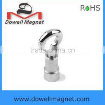 Assembly hook neodymium magnet pot