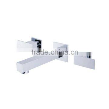 Fashion & High Quality Brass double handles wash basin faucet