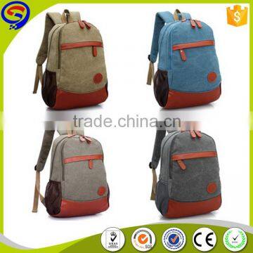 New product trade assurance oem school canvas backpack