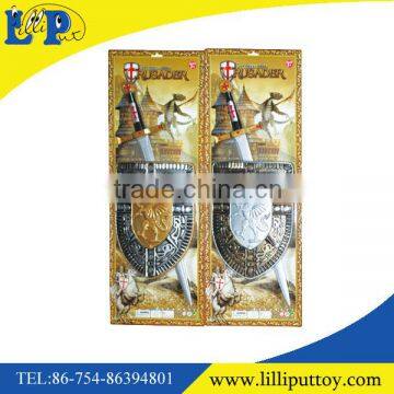 Kids knights templar sword and shield toys set