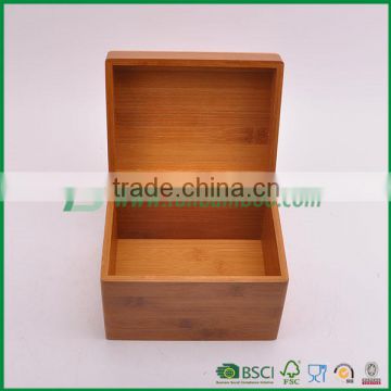 Fuboo Solid portable Bamboo storage box recipe box