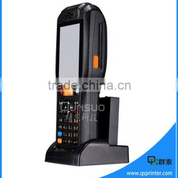 android os laser scanner pda with thermal printer mobile payment terminal