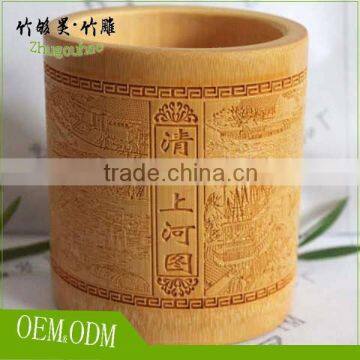 Eco-friendly handmade bamboo tube