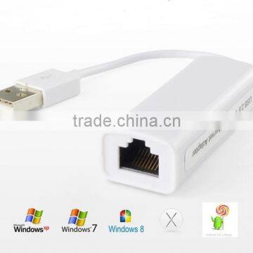 USB 2.0 LAN RJ45 Ethernet Network Card Adapter, lan 10 and 100Mbps ethernet