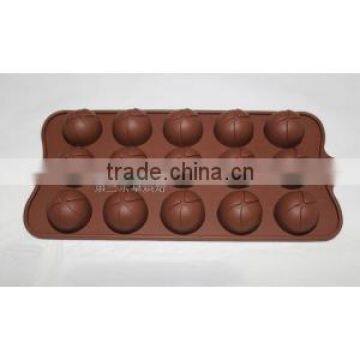 Half sphere design silicone chocolate mould tray