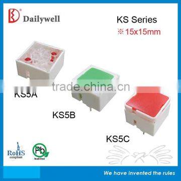 19X19 Key Switch LED Illuminated Pushbutton Switch photo-3