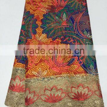CL60012 2016 New Coming Fashion Hot Sale Nice Lace Designs With Wax Fabric French Lace photo-5
