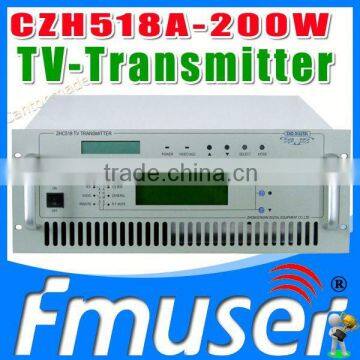 CZH6518A-200W Single-channel Analog TV Transmitter UHF 13-48 Channel cable tv transmitter