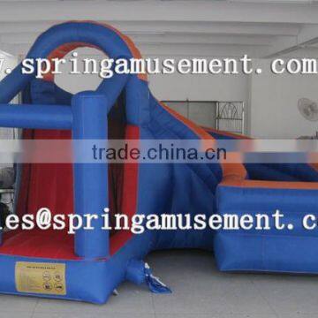 OEM design inflatable mini nylon bouncer with slide, family bouncer SP-MB010