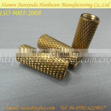 Brass knurled insert nut(automatic machining)