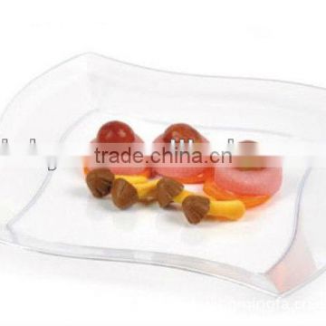 china plastic plat/plate/ dish/dishes contain fruit and vegetable on sale