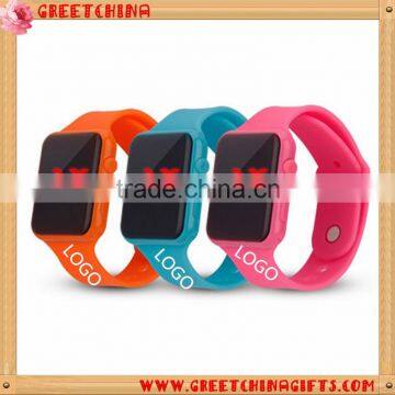 Sports modern colorful silicone wrist watch