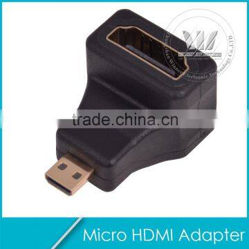 Right Angle/270 degree Micro HDMI A female to D Type male Adapter