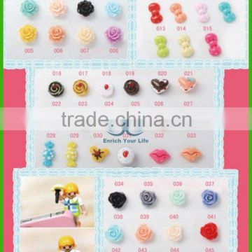 Colorful candy dust stopper for phones