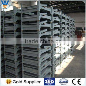 4 Layers Folding Wire Mesh Container Galvanizing Welding Container,Metal Storage Cage Container photo-6