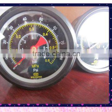 be used on test bench, super quality air filled pressure gauge, competitive price