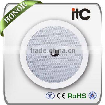 ITC T-208A Best Sale 30W Flush Mount ABS Coaxial In Ceiling Speaker 8 inch